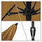 California Umbrella 7.5' Bronze Aluminum Market Patio Umbrella, Olefin Kiwi 194061336571 - alternate 2